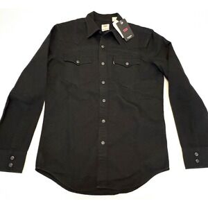 Levi's Black Denim Button Down Shirt